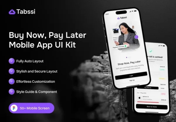 Cryptrad – Trading mobile UI Kit
