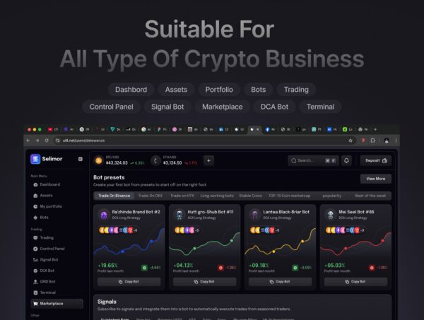 Cryptrad – Trading mobile UI Kit - Image 4